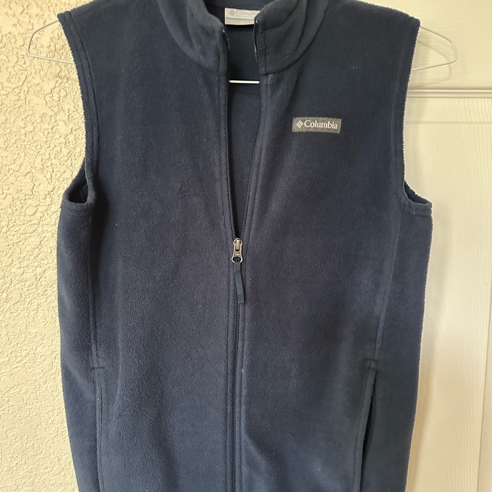 Columbia Quilted Blue Vest for Outdoor Layering